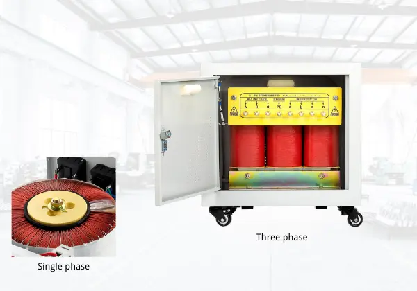 Best performance three-phase isolation transformer